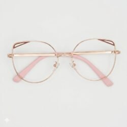 Lente Circular Metal Gold Wine