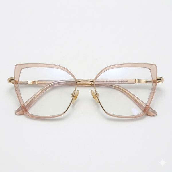 Monturas Cat-Eye Black Gold