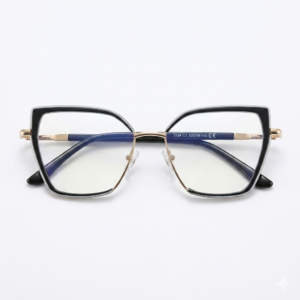 Monturas Cat-Eye Black Gold